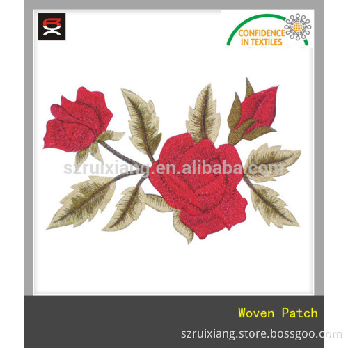 High quality appliqued flower embroiery patches